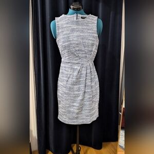 Banana Republic blue and white midi sleeveless dress, size 0